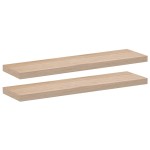 vidaXL Rafturi plutitoare, 2 buc., 90x23,5x4 cm, lemn prelucrat