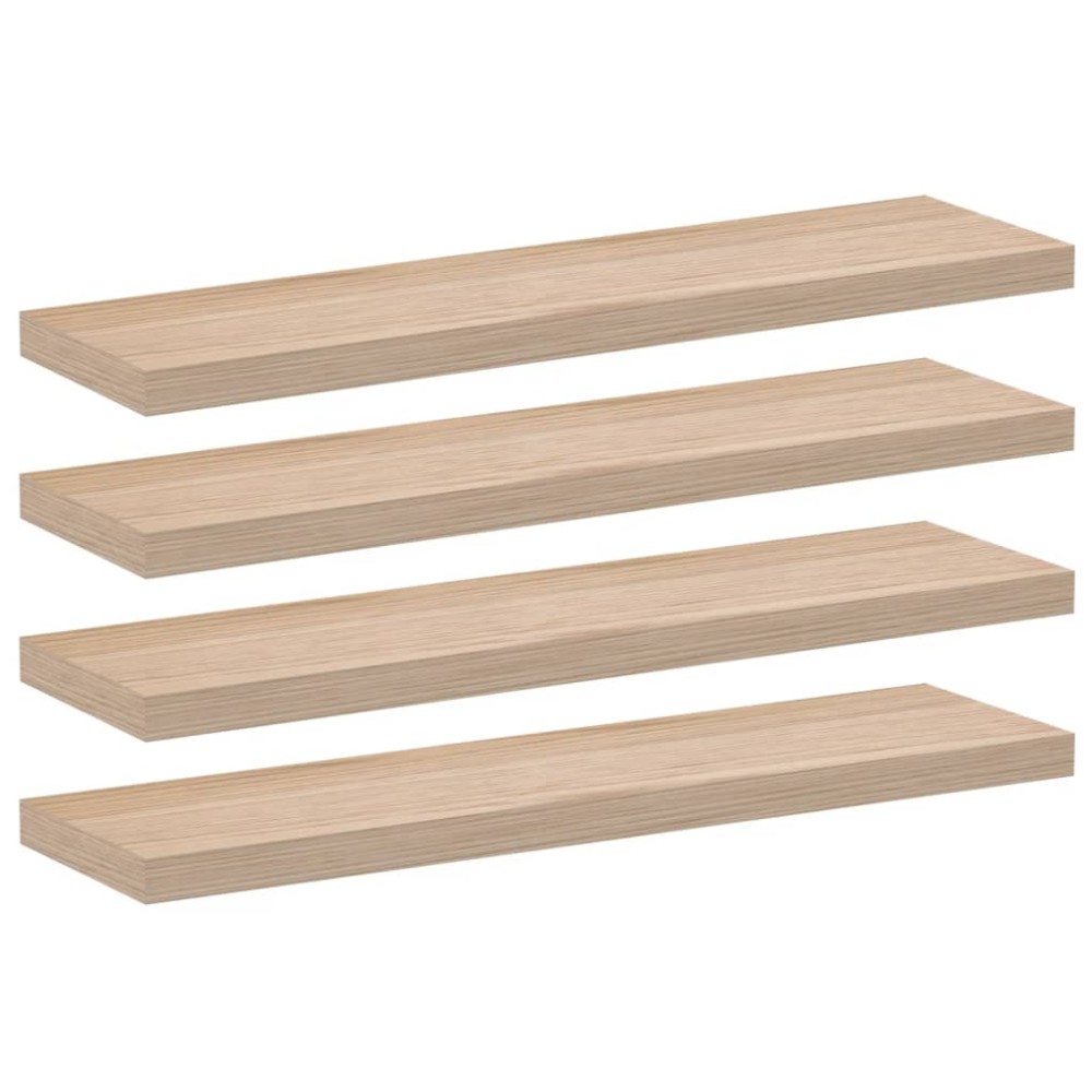 vidaXL Rafturi plutitoare, 4 buc., 90x23,5x4 cm, lemn prelucrat