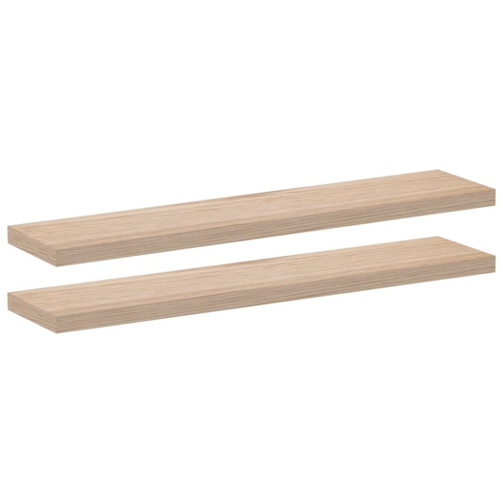 vidaXL Rafturi plutitoare, 2 buc., 110x23,5x4 cm, lemn prelucrat
