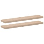 vidaXL Rafturi plutitoare, 2 buc., 110x23,5x4 cm, lemn prelucrat vidaXL Rafturi plutitoare, 2 buc., 110x23,5x4 cm, lemn prelucrat