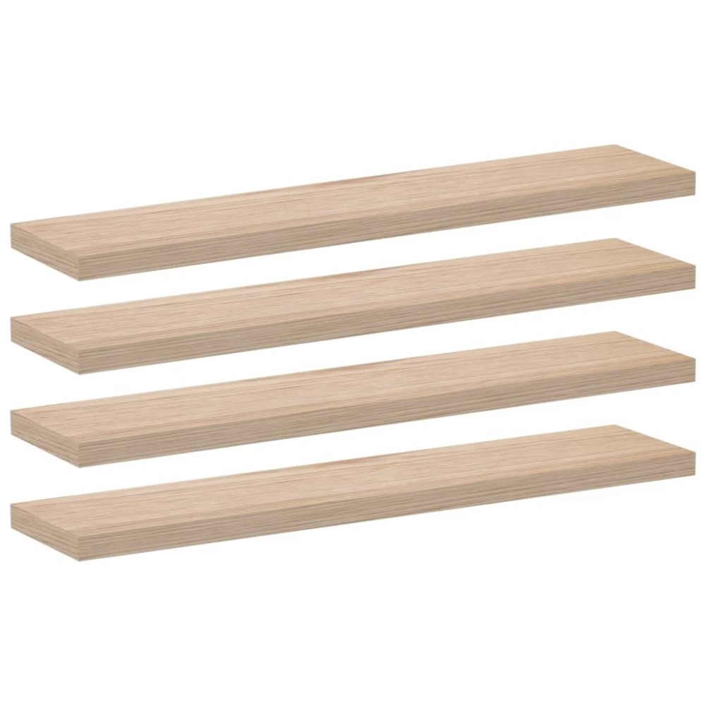 vidaXL Rafturi plutitoare, 4 buc., 110x23,5x4 cm, lemn prelucrat