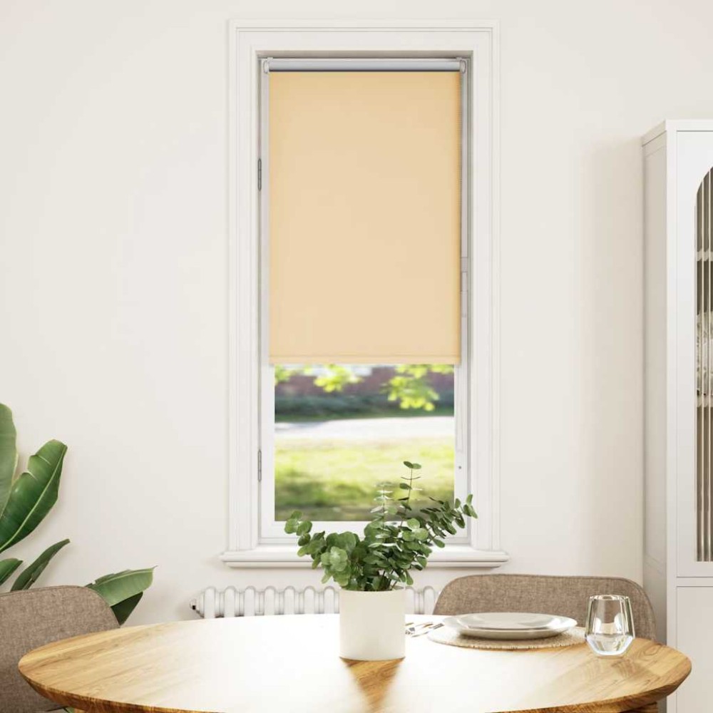 vidaXL Jaluzea cu role opace bej 45x130 cm lățime material 40,7 cm