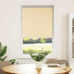 vidaXL Jaluzea cu role opace bej 75x130 cm lățime material 70,7 cm vidaXL Jaluzea cu role opace bej 75x130 cm lățime material 70,7 cm