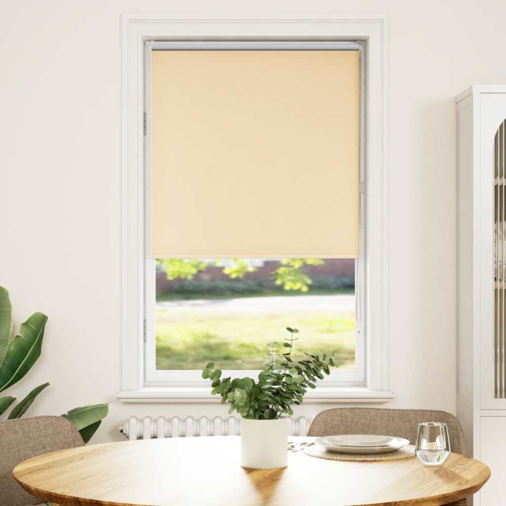 vidaXL Jaluzea cu role opace bej 80x130 cm lățime material 75,7 cm