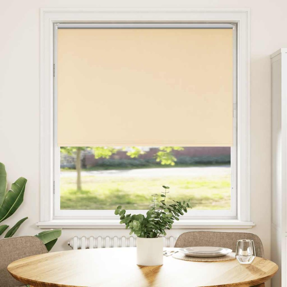 vidaXL Jaluzea cu rolă opaca Bej 105x130 cm Latime material 100,7 cm