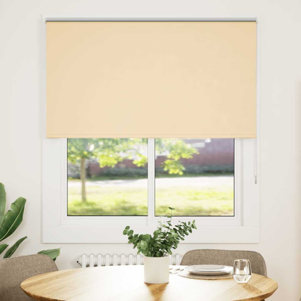 vidaXL Jaluzea cu role opace bej 120x150 cm lățime material 116,6 cm