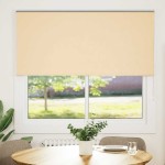 vidaXL Jaluză cu role opace Bej 150x150 cm Lățime țesătură 146,6 cm vidaXL Jaluză cu role opace Bej 150x150 cm Lățime țesătură 146,6 cm
