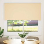 vidaXL Jaluzea cu role opace bej 155x150 cm lățime material 151,6 cm vidaXL Jaluzea cu role opace bej 155x150 cm lățime material 151,6 cm