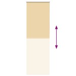 vidaXL Jaluzea cu role opace bej 80x210 cm lățime material 75,7 cm