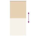 vidaXL Jaluzea cu role opace Bej 95x210 cm Lățime țesătură 90,7 cm vidaXL Jaluzea cu role opace Bej 95x210 cm Lățime țesătură 90,7 cm