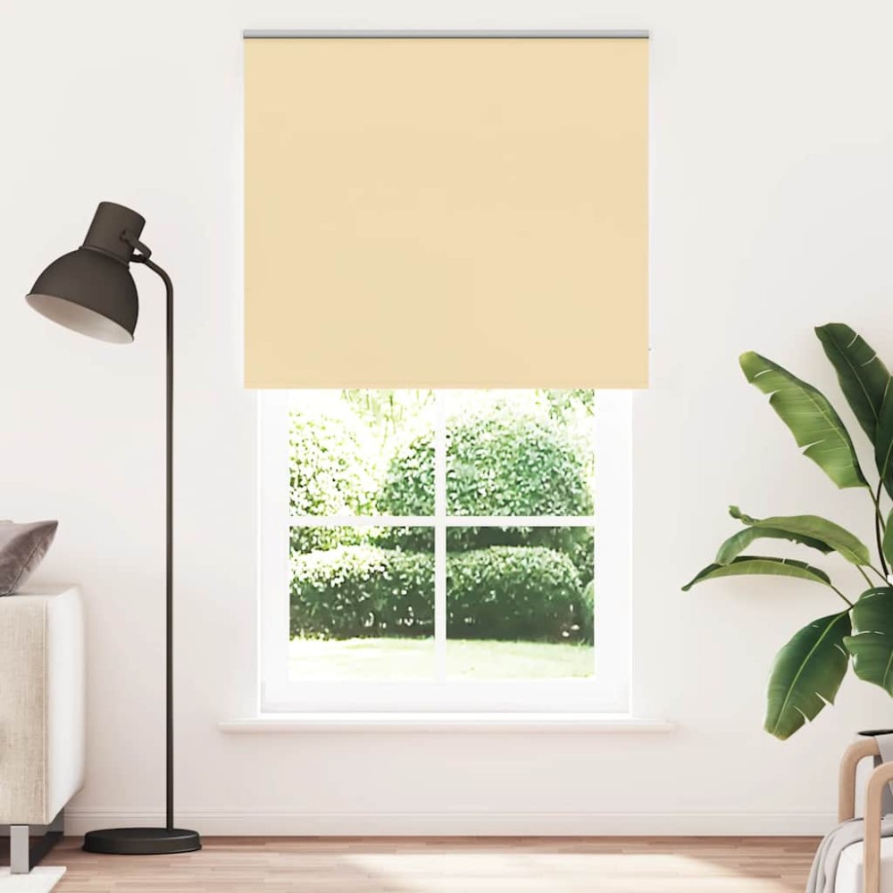 vidaXL Jaluzea cu role opace Bej 135x210 cm Lățime material 131,6 cm