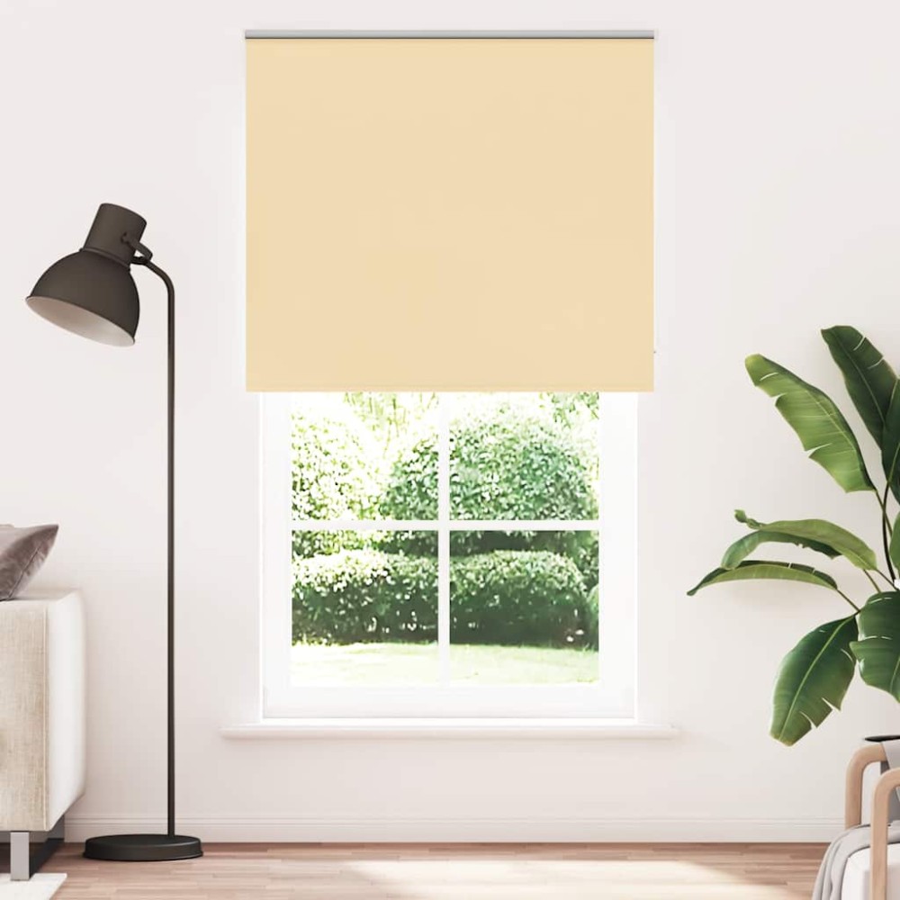 vidaXL Jaluzea cu role opace bej 140x210 cm Lățime material 136,6 cm