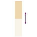 vidaXL Jaluzea cu role opace bej 50x230 cm lățime material 45,7 cm