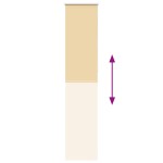 vidaXL Jaluzea cu role opace bej 55x230 cm lățime material 50,7 cm