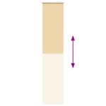 vidaXL Jaluzea cu role opace bej 60x230 cm lățime material 55,7 cm vidaXL Jaluzea cu role opace bej 60x230 cm lățime material 55,7 cm