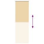 vidaXL Jaluzea cu role opace bej 65x230 cm lățime material 60,7 cm