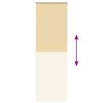 vidaXL Jaluzea cu role opace bej 85x230 cm lățime material 80,7 cm