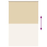 vidaXL Jaluzea cu role opace Bej 145x230 cm Lățime material 141,6 cm