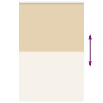 vidaXL Jaluzea cu role opace bej 165x230 cm lățime material 161,6 cm