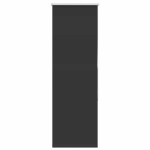 vidaXL Jaluzea cu role opace negru 45x130 cm lățime material 40,7 cm