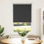 vidaXL Jaluzea cu role opace negru 80x130 cm lățime material 75,7 cm vidaXL Jaluzea cu role opace negru 80x130 cm lățime material 75,7 cm