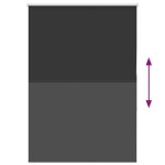 vidaXL Jaluzea cu role opace negru 95x130 cm Lățime material 90,7 cm vidaXL Jaluzea cu role opace negru 95x130 cm Lățime material 90,7 cm