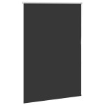 vidaXL Jaluzea cu role opace negru 115x130 cm Lățime material 110,7 cm