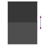 vidaXL Jaluzea cu role opace negru 110x150 cm lățime material 105,7 cm vidaXL Jaluzea cu role opace negru 110x150 cm lățime material 105,7 cm