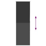 vidaXL Jaluzea cu role opace negru 40x175 cm lățime material 35,7 cm vidaXL Jaluzea cu role opace negru 40x175 cm lățime material 35,7 cm