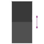 vidaXL Jaluzea cu role opace negru 70x175 cm lățime material 65,7 cm vidaXL Jaluzea cu role opace negru 70x175 cm lățime material 65,7 cm