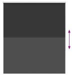 vidaXL Jaluzea cu role opace negru 120x175 cm lățime material 116,6 cm vidaXL Jaluzea cu role opace negru 120x175 cm lățime material 116,6 cm