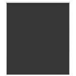 vidaXL Jaluzea cu role opace negru 125x175 cm Lățime material 121,6 cm vidaXL Jaluzea cu role opace negru 125x175 cm Lățime material 121,6 cm