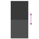 vidaXL Jaluzea cu role opace negru 90x210 cm Lățime material 85,7 cm