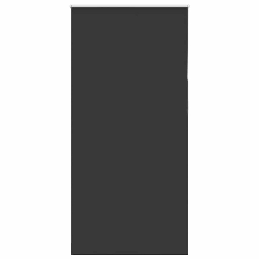 vidaXL Jaluzea cu role opace negru 115x210 cm Lățime material 110,7 cm