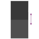 vidaXL Jaluzea cu role opace negru 115x210 cm Lățime material 110,7 cm