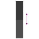 vidaXL Jaluzea cu role opace negru 45x230 cm lățime material 40,7 cm