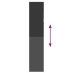 vidaXL Jaluzea cu role opace negru 60x230 cm lățime material 55,7 cm