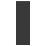 vidaXL Jaluzea cu role opace negru 85x230 cm lățime material 80,7 cm