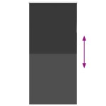 vidaXL Jaluzea cu role opace negru 110x230 cm lățime material 105,7 cm