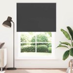 vidaXL Jaluzea cu role opace negru 150x230 cm Lățime țesătură 146,6 cm