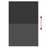 vidaXL Jaluzea cu role opace negru 150x230 cm Lățime țesătură 146,6 cm