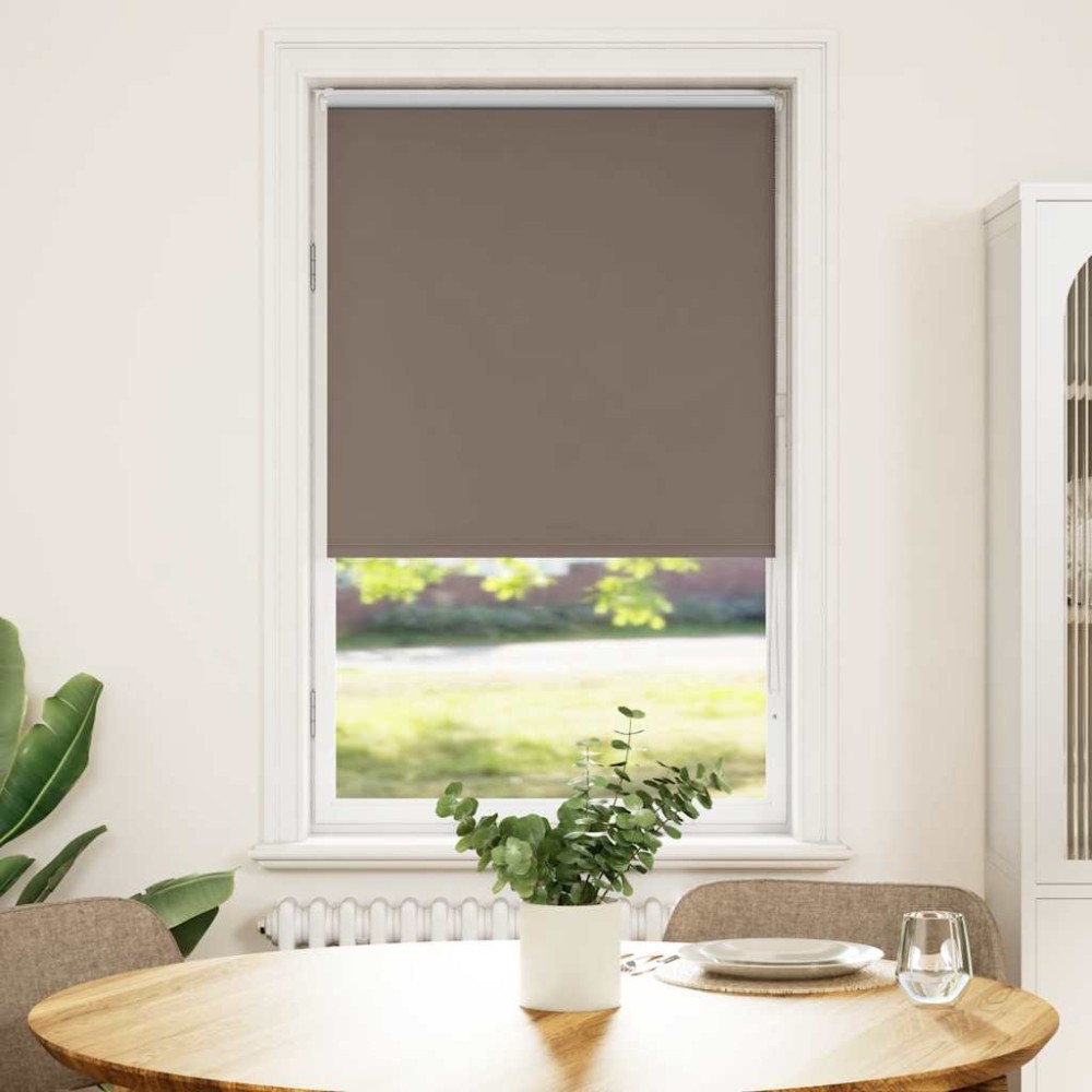 vidaXL Jaluzea cu role opace cafea 65x130 cm lățime material 60,7 cm