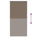 vidaXL Jaluzea cu role opace cafea 70x130 cm lățime material 65,7 cm