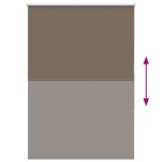 vidaXL Jaluzea cu role opace cafea 90x130 cm lățime țesătură 85,7 cm