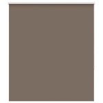 vidaXL Jaluzea cu role opace cafea 130x130 cm lățime material 126,6 cm