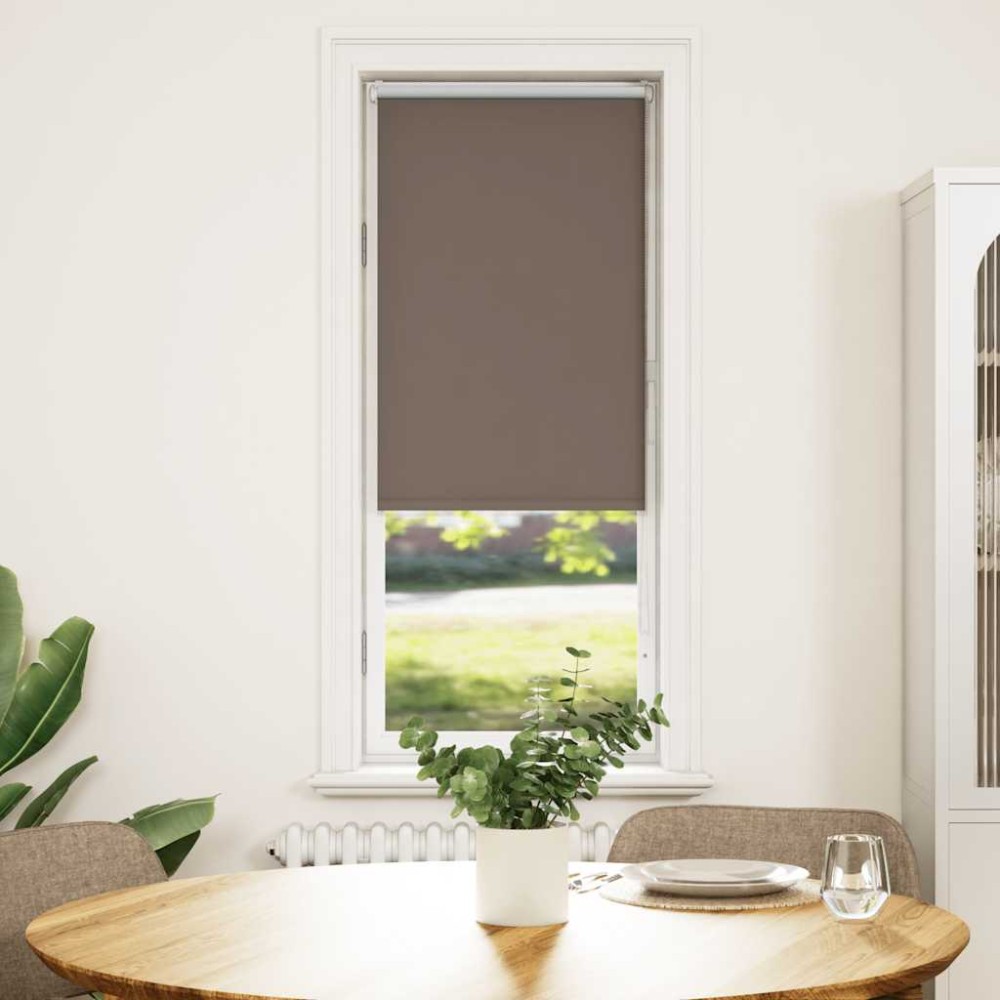 vidaXL Jaluzea cu role opace cafea 60x150 cm lățime țesătură 55,7 cm
