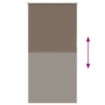 vidaXL Jaluzea cu role opace cafea 65x150 cm lățime material 60,7 cm