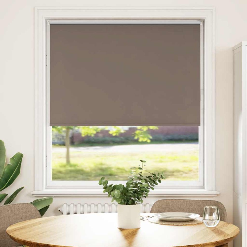 vidaXL Jaluzea cu role opace cafea 100x150 cm lățime țesătură 95,7 cm
