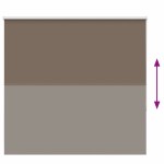 vidaXL Jaluzea cu role opace cafea 160x150 cm lățime material 156,6 cm