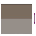 vidaXL Jaluzea cu role opace cafea 165x150 cm lățime material 161,6 cm